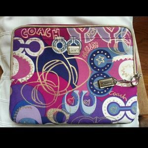 Authentic Coach Poppy ipad or tablet case