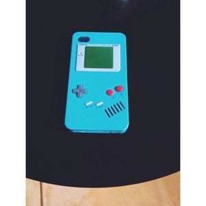 Turqouise iPhone 4S GameBoy case