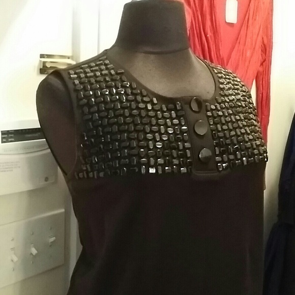 SOLD. Plus Upper Sequin Dress - Picture 2 of 4