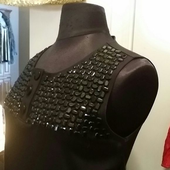 SOLD. Plus Upper Sequin Dress - Picture 4 of 4