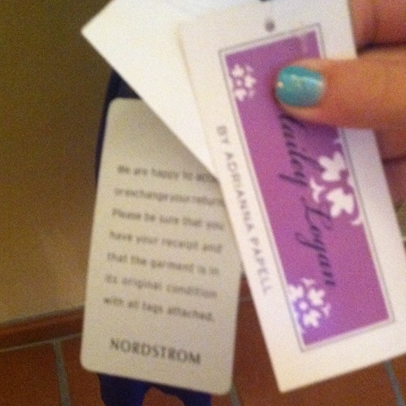 Stunning blue Nordstrom dress juniors sz7 - Picture 4 of 4