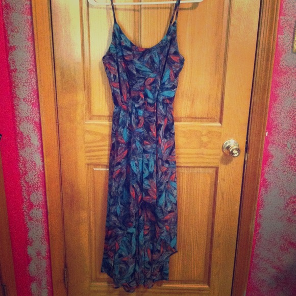 Sans Souci Dresses & Skirts - **SOLD in Bundle**Feather High Low Dress