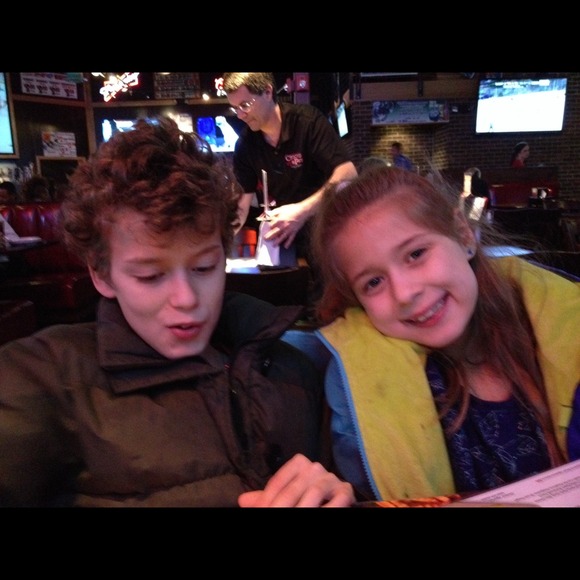 Snow day with my grandchildren, Carter & Grace!
