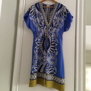 SOLD Silky print dress