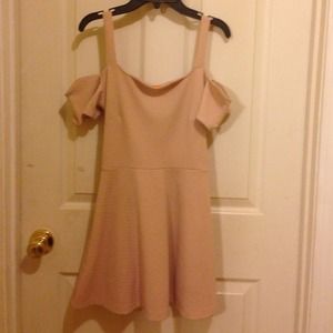 Colored cream dress