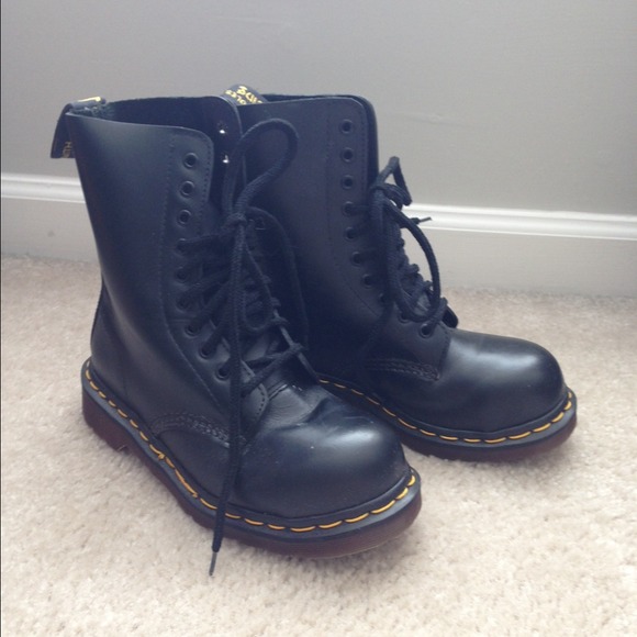 Black 10-Eye Doc Marten Boots