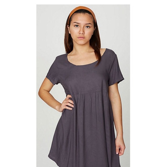 American Apparel Dresses Grey Babydoll Dress Poshmark