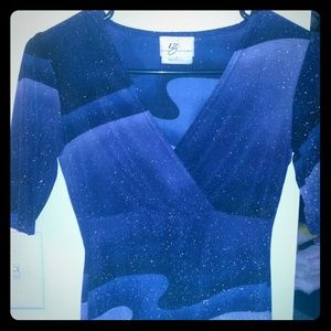 Purple/Blue dress top