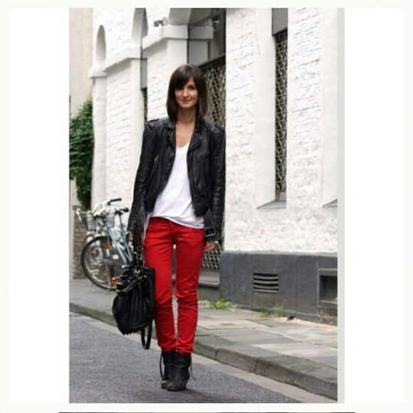 Red Skinny Jeans
