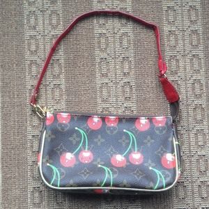 LOUIS VUITTON SMALL CHERRY PURSE.