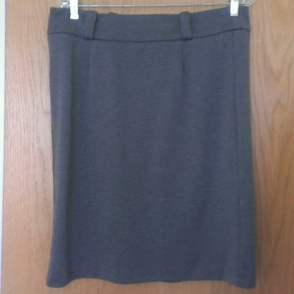 Reduced!  NWOT grey knit pencil skirt