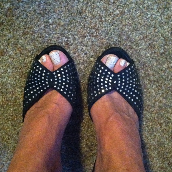 Rhinestone heels