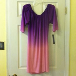 Purple & Pink Ombré Dress