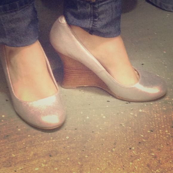 Colin stuart wedges  shoes size  8 sparkle :)
