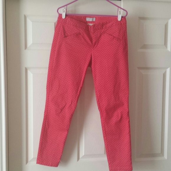Gap Ultra skinny pink ankle pants