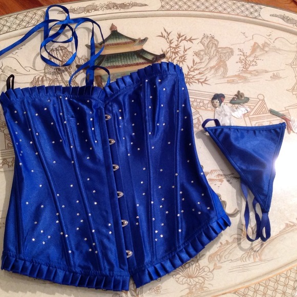 "SOLD" Bustier & Thong