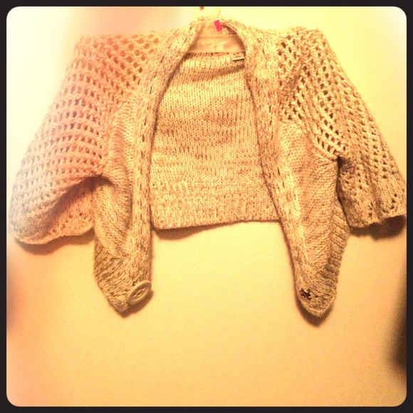 3/4 length knit sweater size M