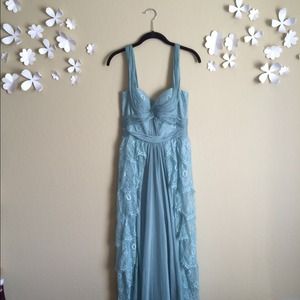Mignon Light Blue Evening Dress