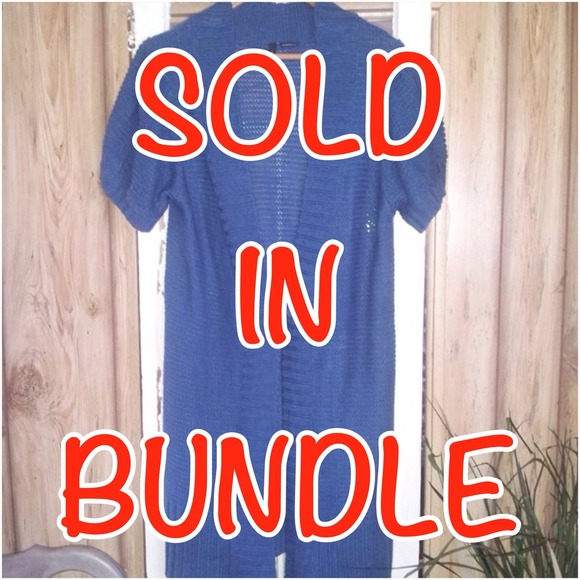 SOLD Long sweater with short sleeves