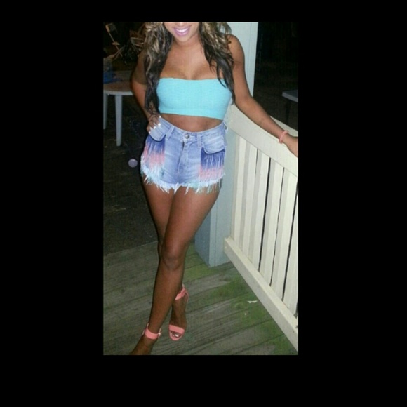High waisted shorts