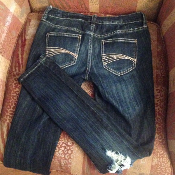 Decree skinny destroyed ripped jeans - Picture 2 of 4