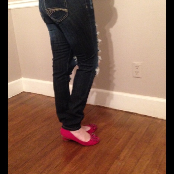 Decree skinny destroyed ripped jeans - Picture 4 of 4