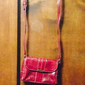 Red Liz Claiborne Crossbody