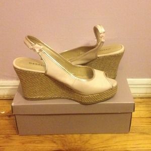 Petal Pink madden girl wedges