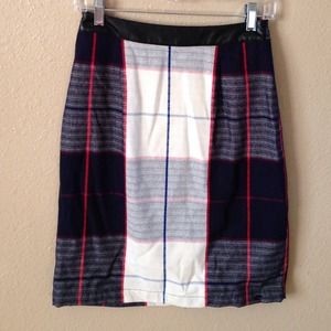 Merona Skirts - New Blue & White Plaid Skirt Merona Skirts - New Blue & White Plaid Skirt
