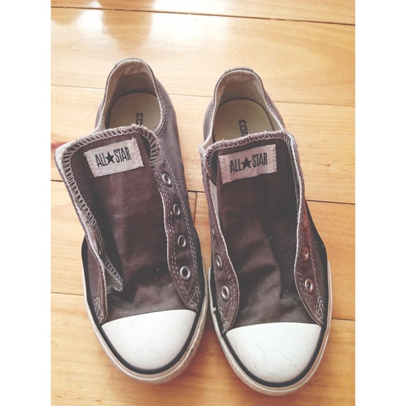 Gray Converses