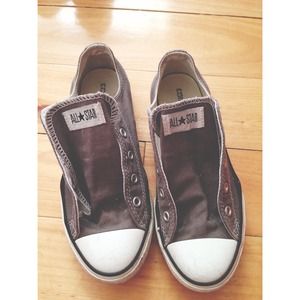 Gray Converses