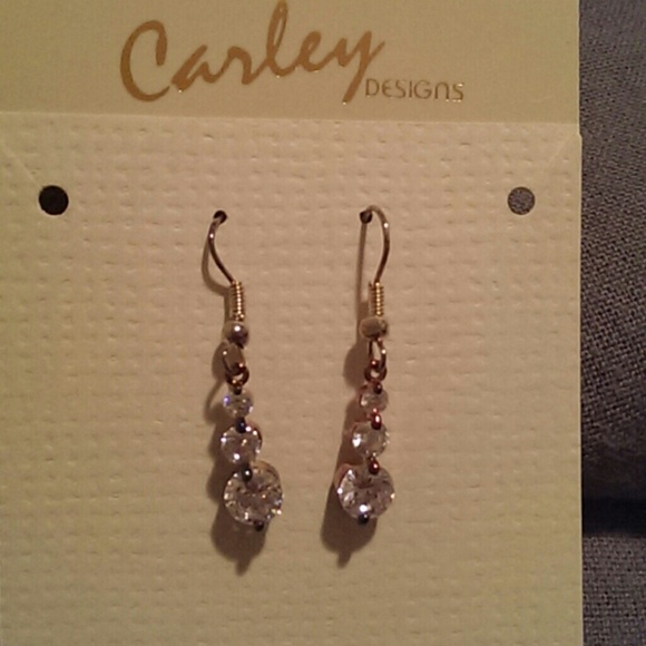 Costume crystal earrings