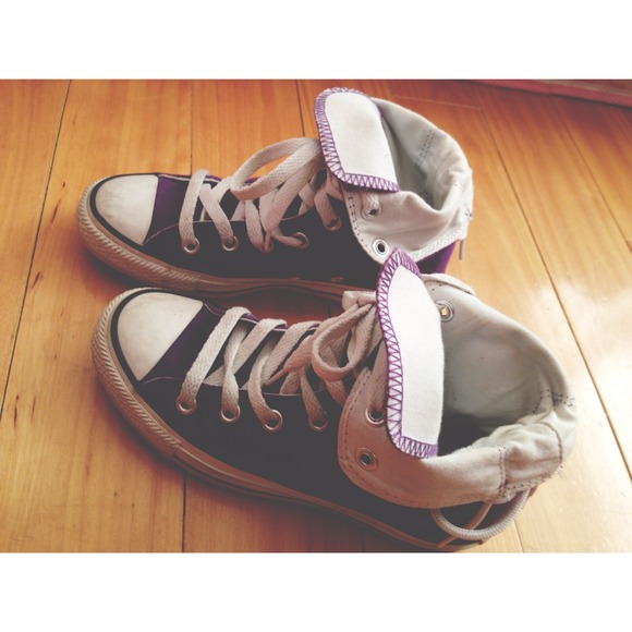 LIMITED EDITION Purple X2 Hightop Converses