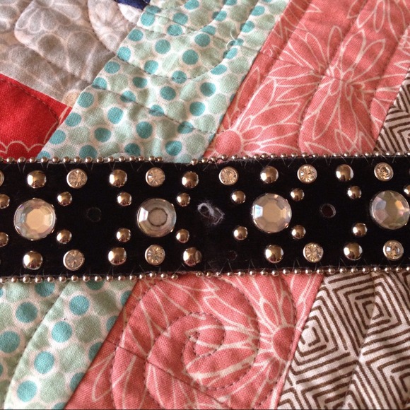 Black Rhinestone Belt - Picture 3 of 3