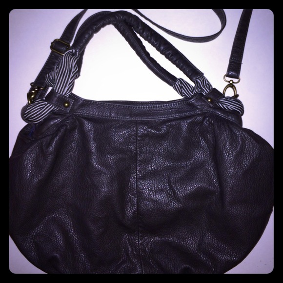 American Eagle large grey satchel