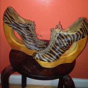 Jeffrey Campbell Animal Print Wedge