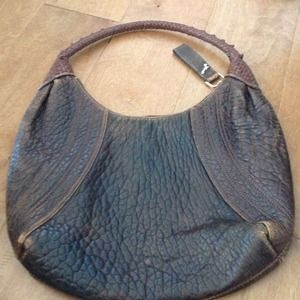 AUTHENTIC : Fendi Braided Handle SPY HANDBAG