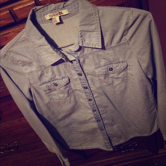 denim shirt .