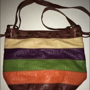 Adorable multicolor satchel!