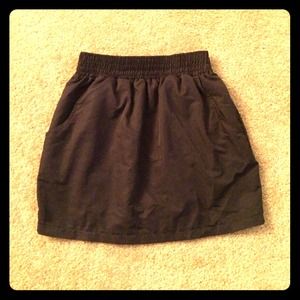 American Apparel black high waisted skirt