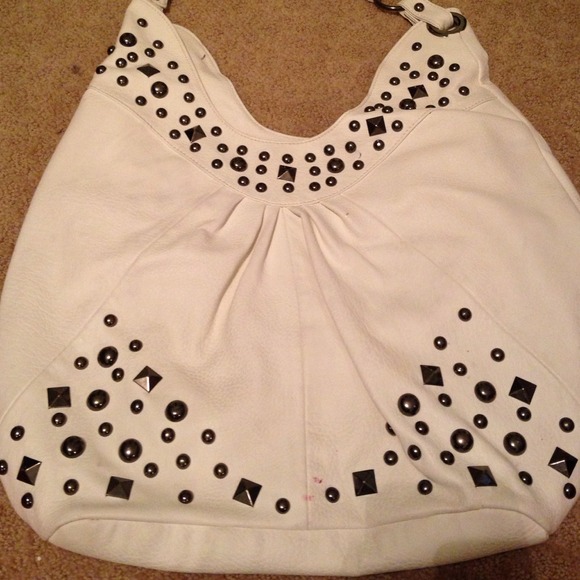 Stud white bag