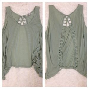 UO Mint Green Top, Backless