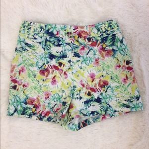 SOLD!! F21 Hawaiian High Waisted Shorts