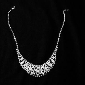 A diamond necklace (not real diamonds)