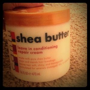 Shea butter leave in hair conditioner- full jar