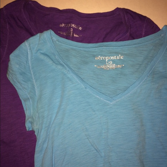 Two Color Aeropostale V-necks!
