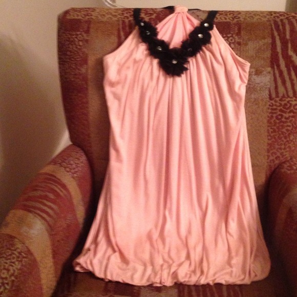 Racer back bubble dress