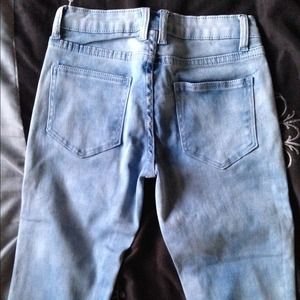Cotton On faded light wash denim skinny jeans