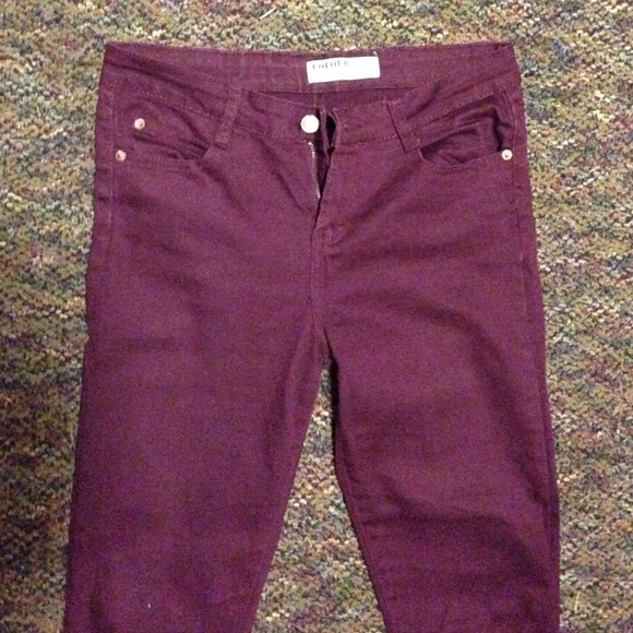 ❗️Maroon Skinny Jeans!!❗️