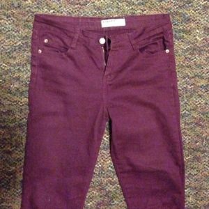 ❗️Maroon Skinny Jeans!!❗️